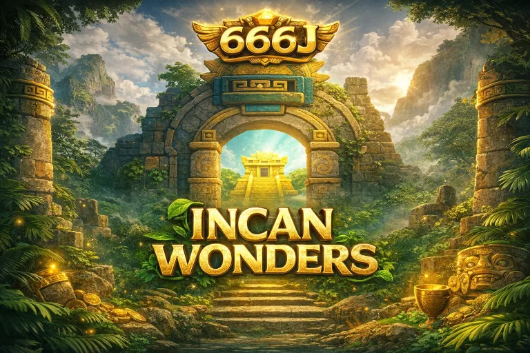 Permainan Incan Wonders di 666J dengan latar batu kuno dan suasana peradaban Inca